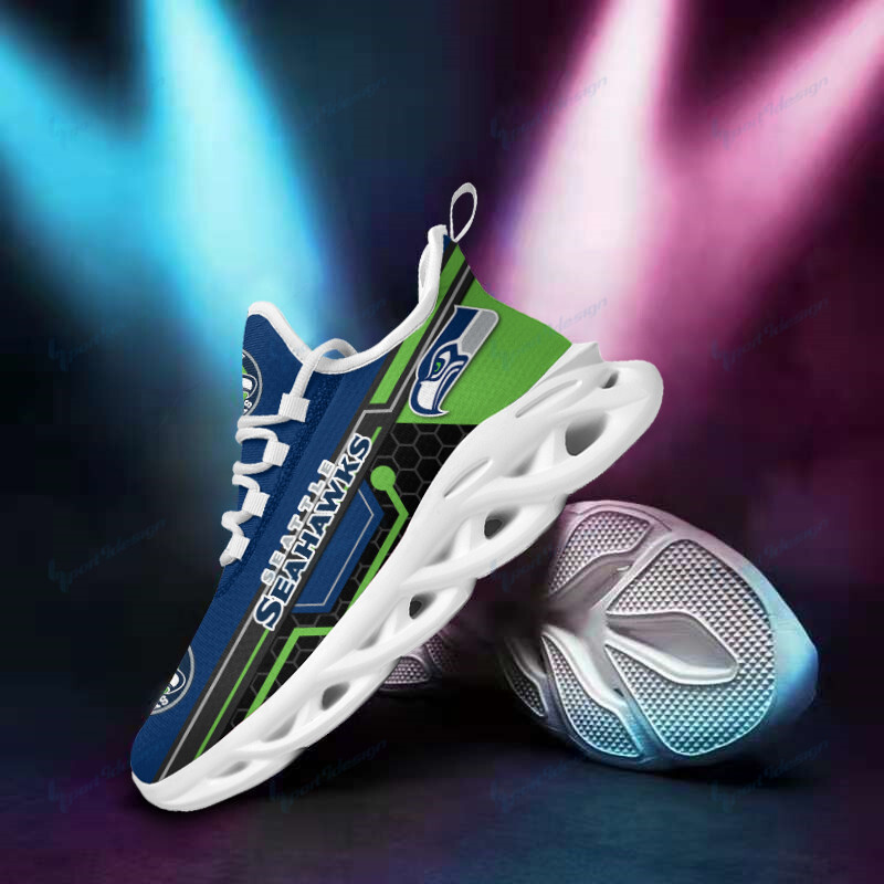 Seattle Seahawks Yezy Running Sneakers Bg74