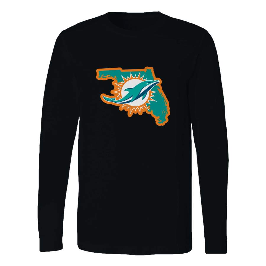 Miami Dolphin Home Long Sleeve T-Shirt