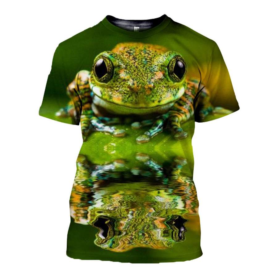 3D All Over Printed Frog T Shirt Hoodie 7120191