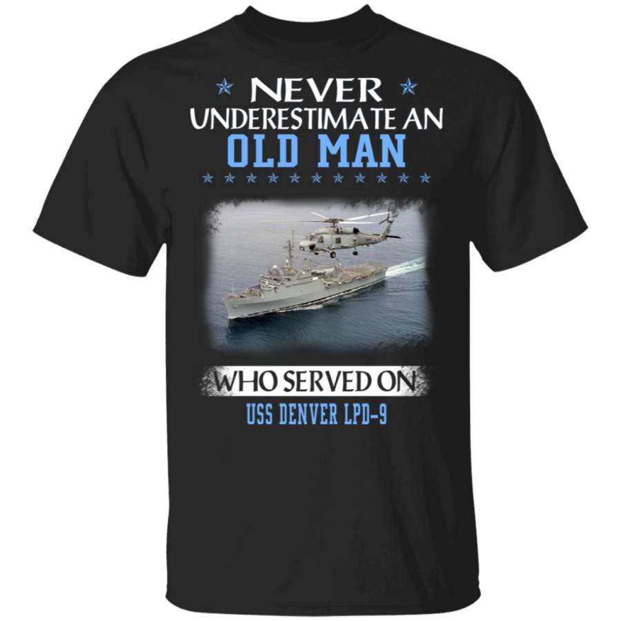 USS Denver LPD-9 Veterans Day Christmas Gift T-Shirt