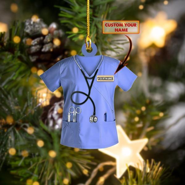 Nurse – Shaped Ornament 01 – Tt99 Christmas Ornament