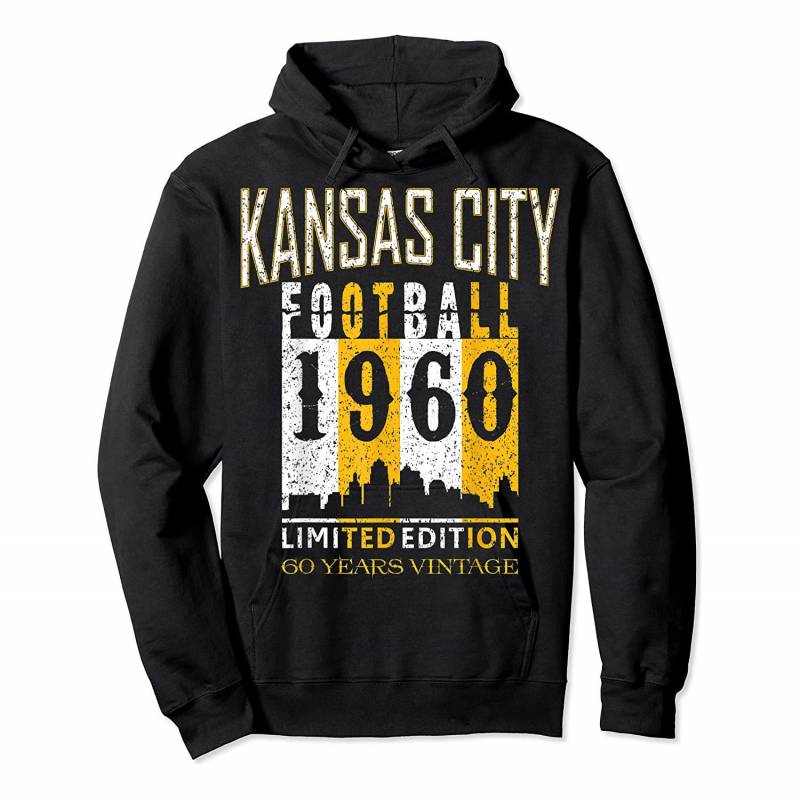 2020 Kansas City 60 Year Anniversary Retro Football Skyline Pullover Hoodie, T Shirt, Sweatshirt