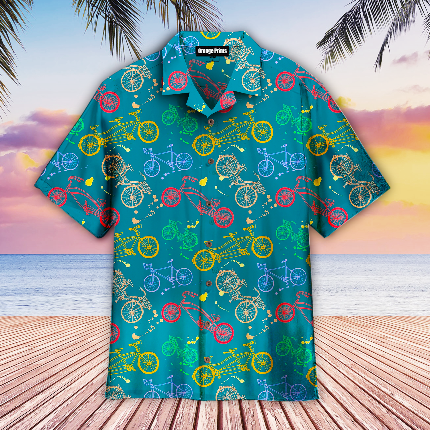 Cycling Life Is Like Riding A Bicycle Aloha Hawaii Shirts For Men Women Ha30858