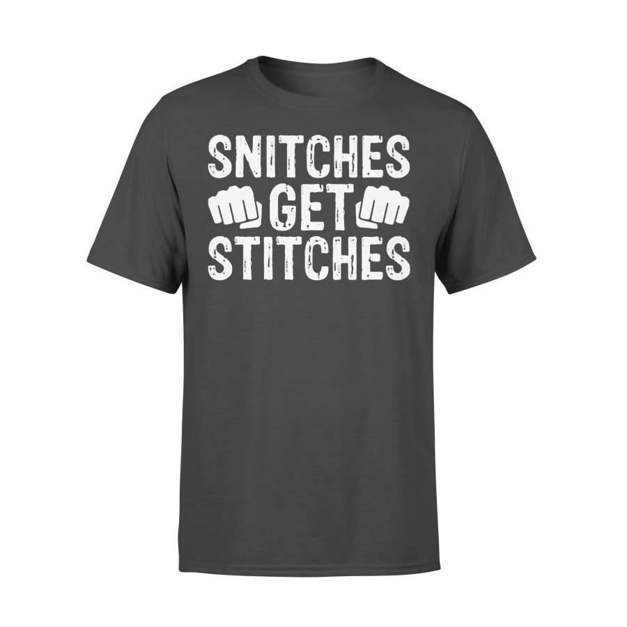 Snitches Get Stitches Hand T-shirt