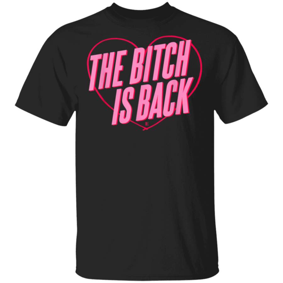 Elton John Official The Bitch Is Back Heart  TShirt