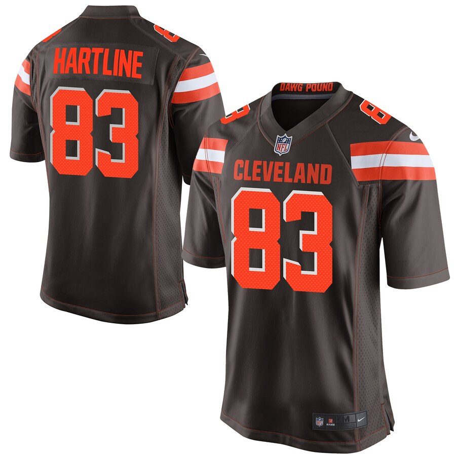 Brian Hartline Cleveland Browns Nike Game Jersey – Brown