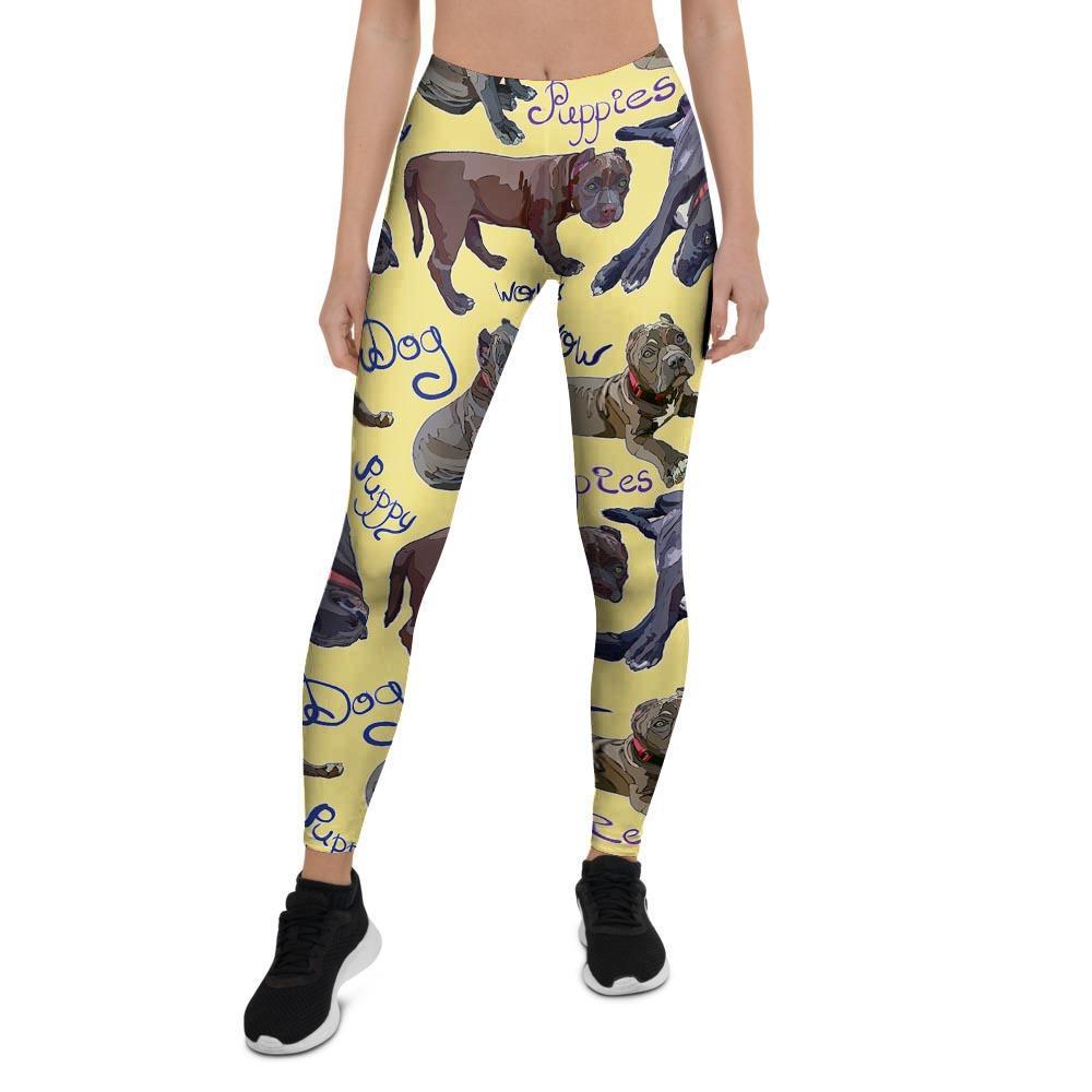 Pitbull Puppy Women’S Leggings