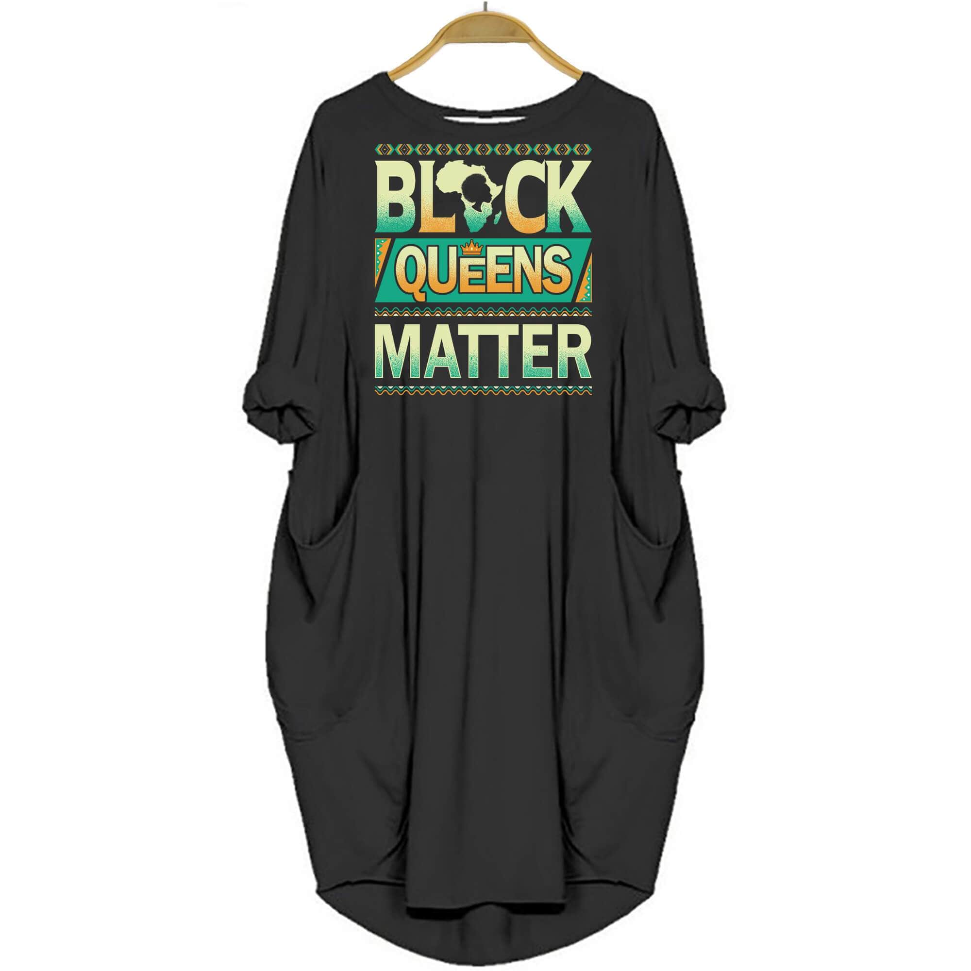 Black Queens Matter Shirt Melanin Women Dress