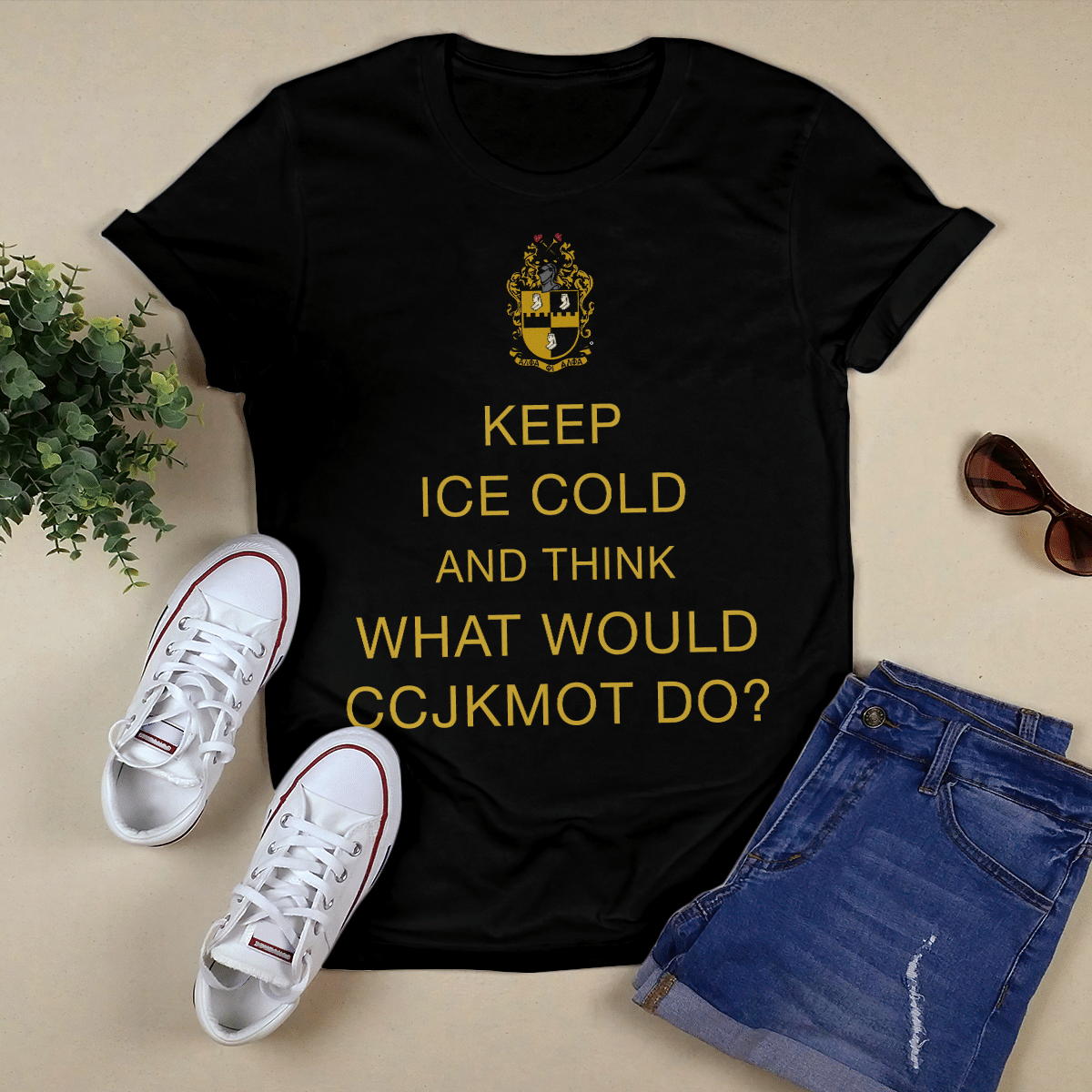 Alpha Phi Alpha Shirt Keep Ice Cold And Think What Would Ccjkmot Do Shirt