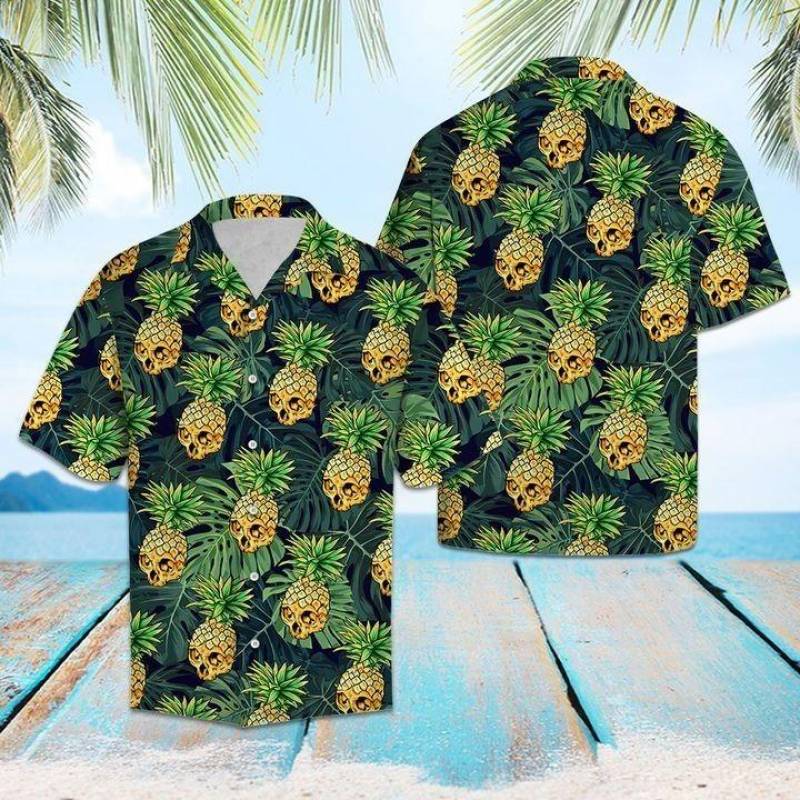 Skull Pineapple Hawaii Shirt Ha51647