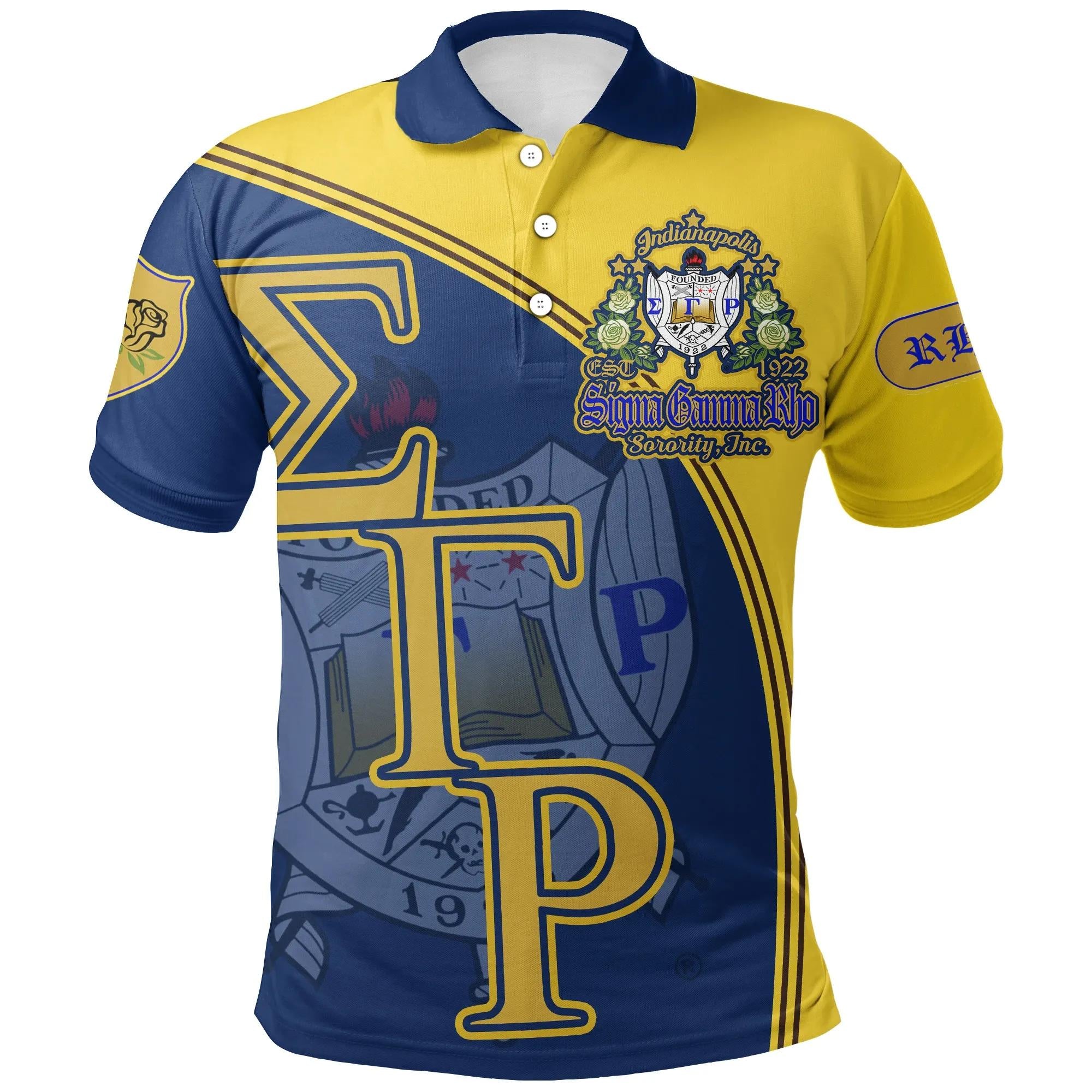 Sigma Gamma Rho Polo Shirt – Personalised Style A21