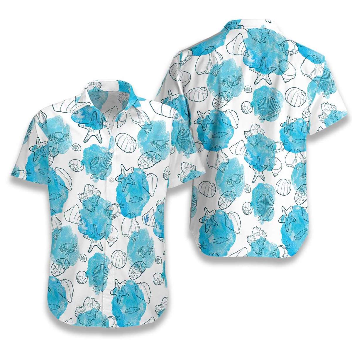 Star Fish And Seashells Hawaii Shirt For Men Women Adult Ha9675