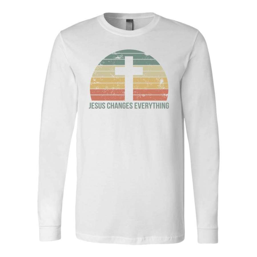 Jesus Changes Everything Vintage long sleeve shirt