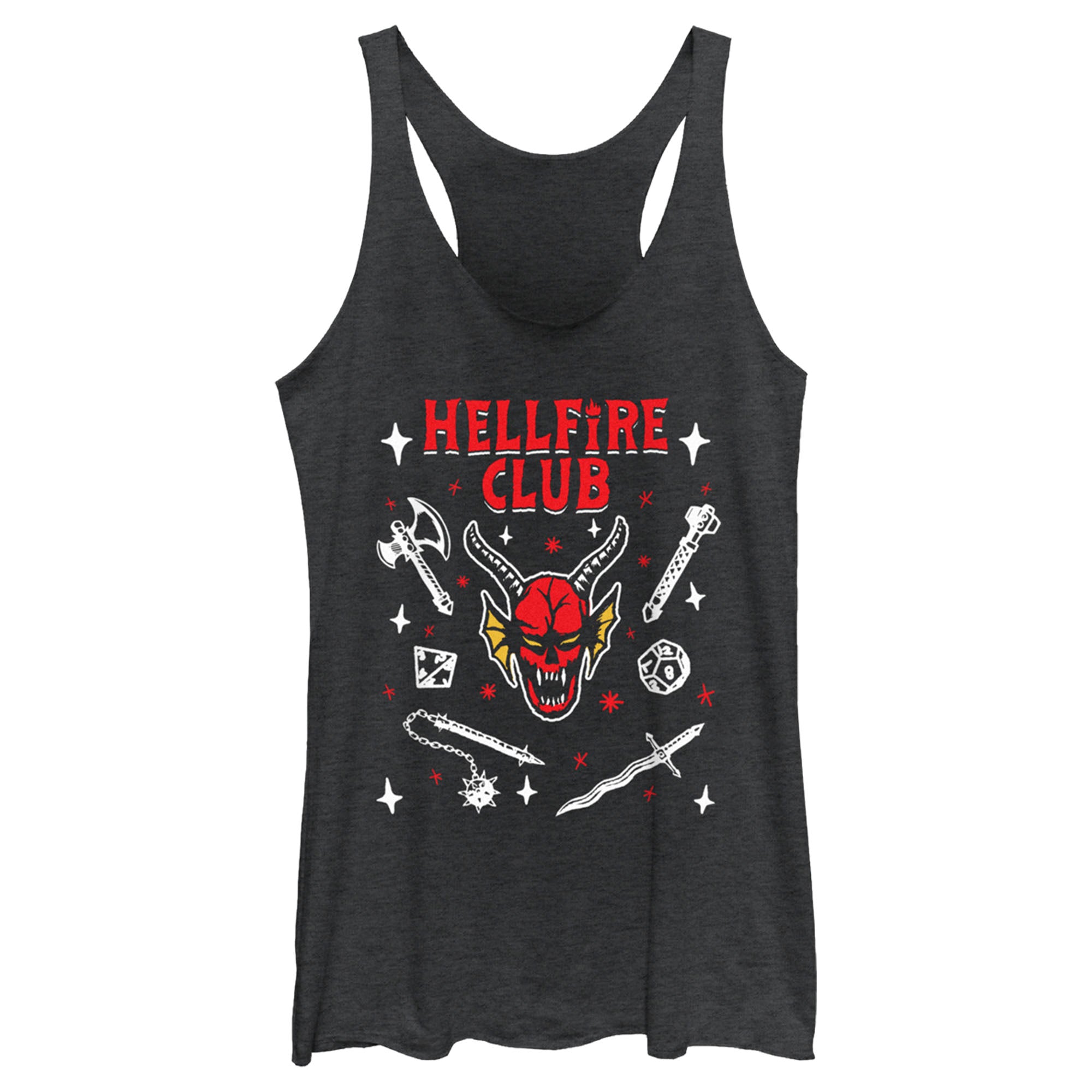 Women’S Stranger Things Hellfire Club Icon Racerback Tank Top