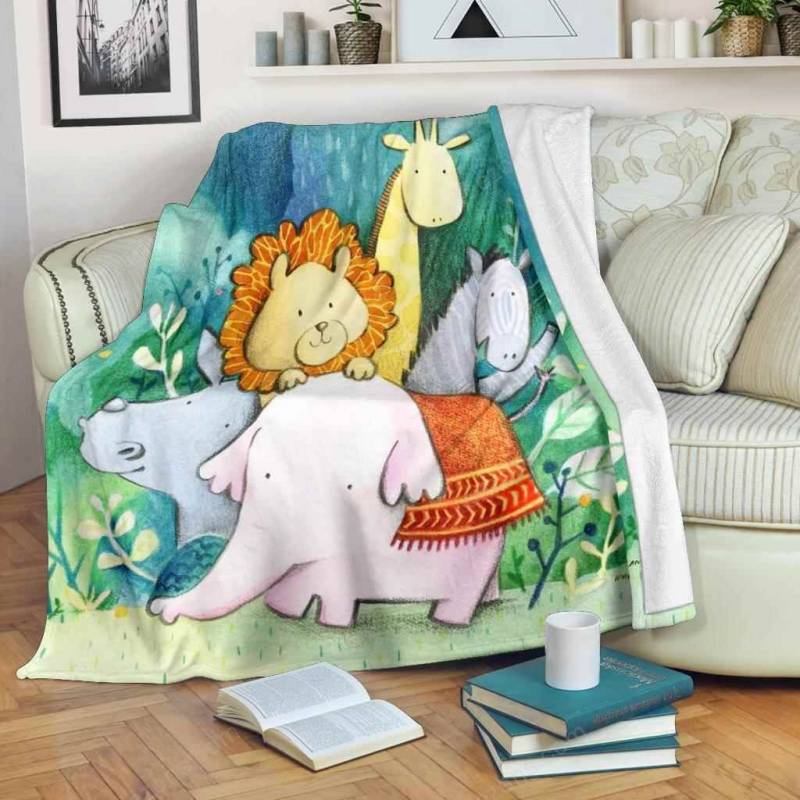 Animal Fleece Blanket