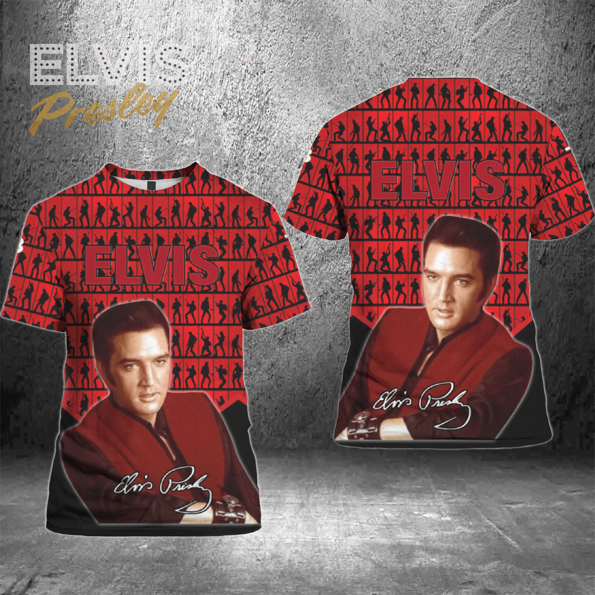 Elvis Presley 3D T-Shirt 3Ts-W2S6
