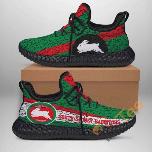 Sydney Rabbitohs Custom Shoes Personalized Name Yeezy Sneakers