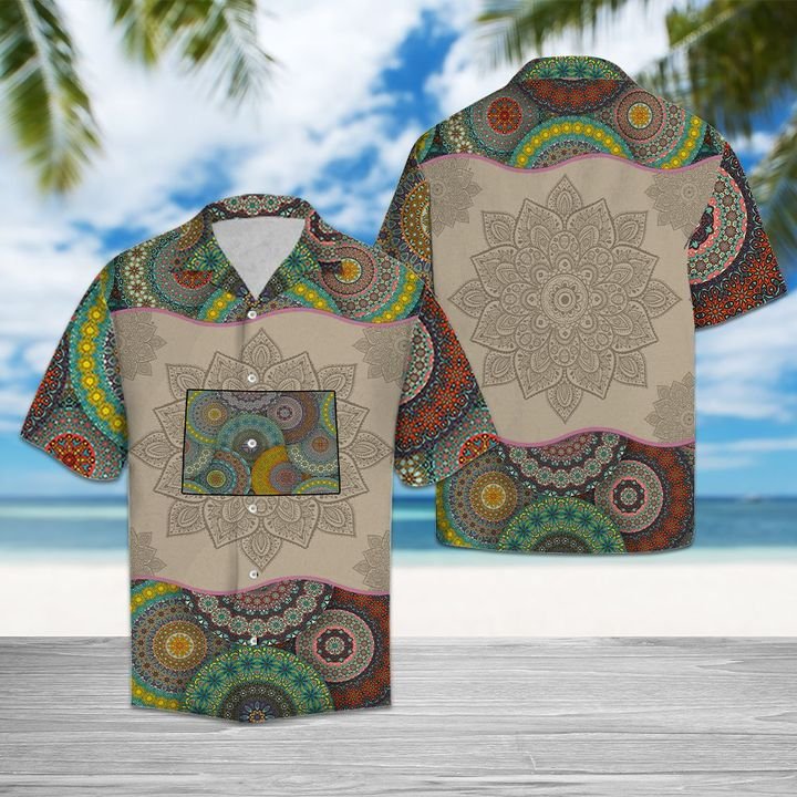 Awesome Colorado Mandala Hawaiian Shirt Summer Button Up For Men, Women, Couple