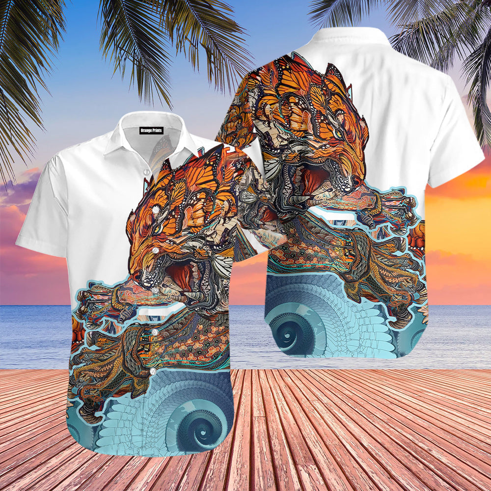 Japanese Tiger Art Aloha Hawaii Shirts For Men Women Ha80592