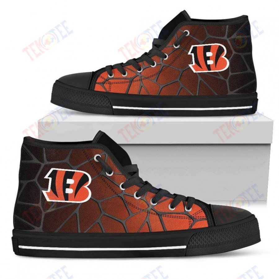 Mens Womens Cincinnati Bengals Gradient High Top Shoes Colors Air Cushion Shoes TMT747