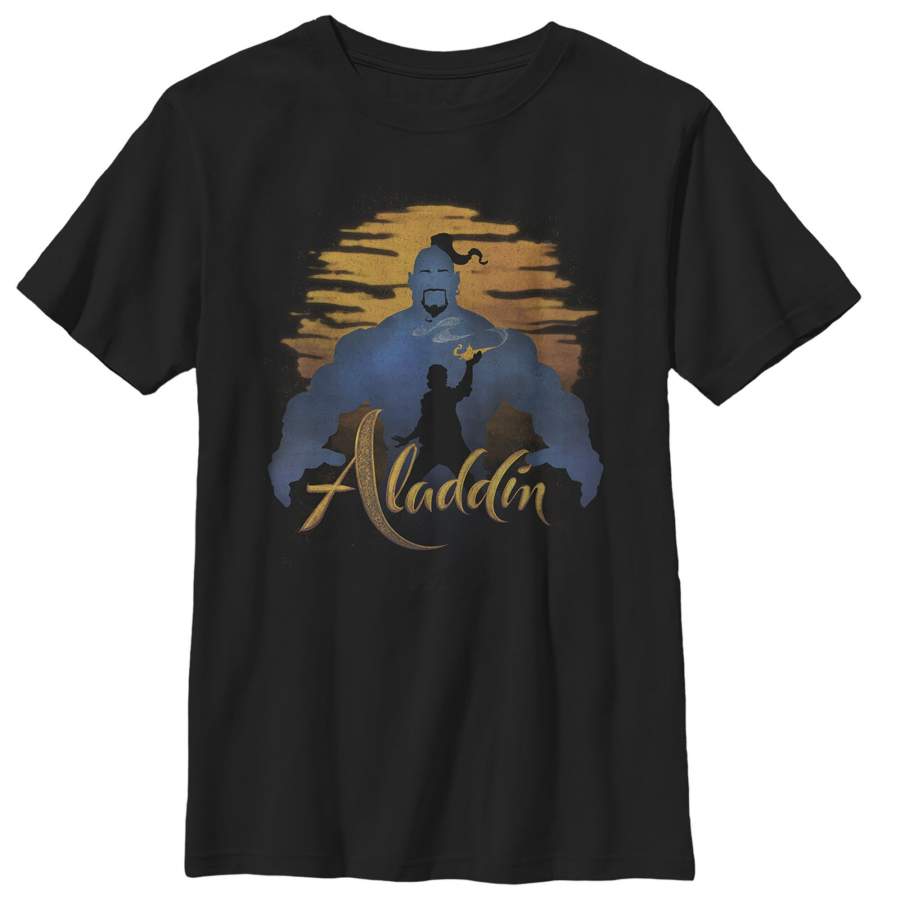 Aladdin Boy’s Genie Sunset Silhouette T-Shirt