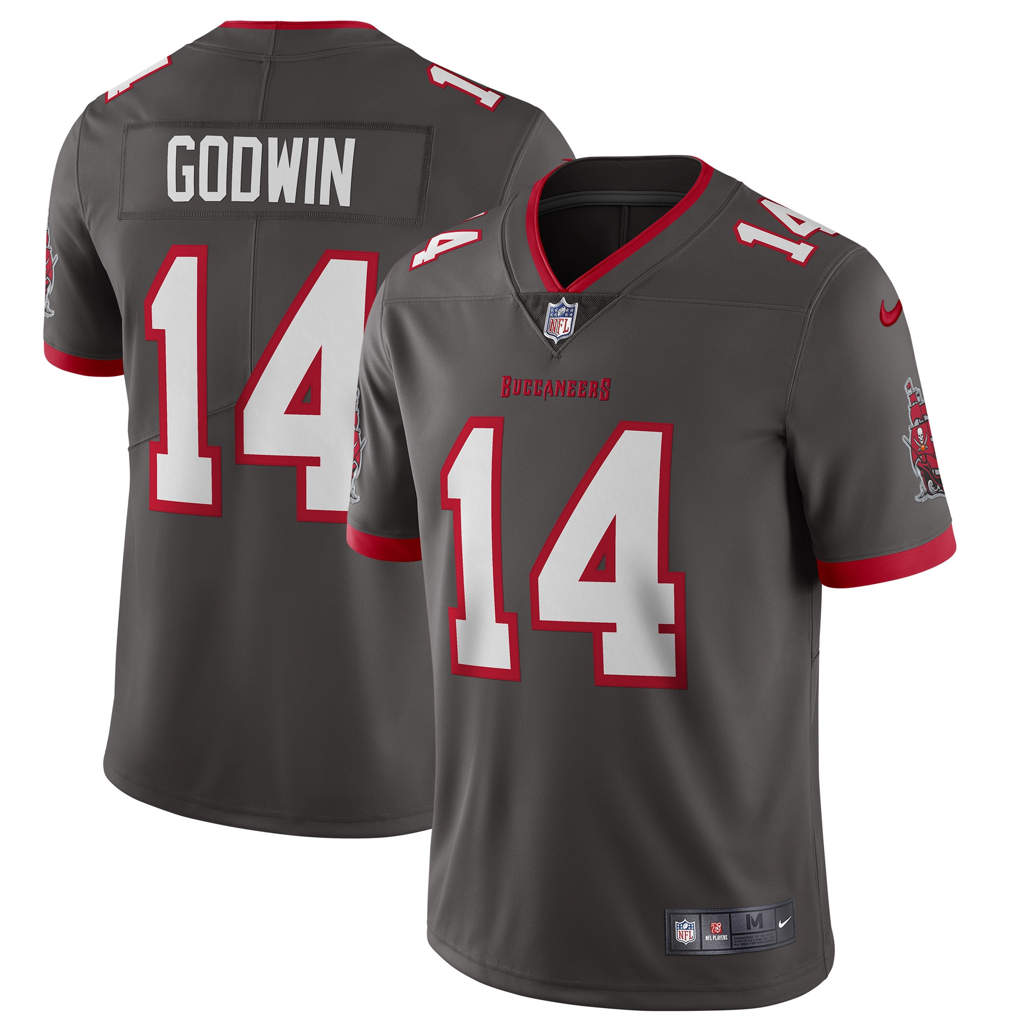 Chris Godwin Tampa Bay Buccaneers Alternate Vapor Limited Jersey – Pewter NFL