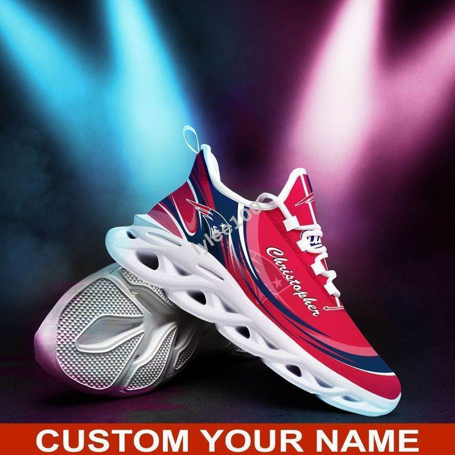 New England Patriots Personalized Max Soul Sneakers, Sports Shoes, Shoes For Men And Women Wh391