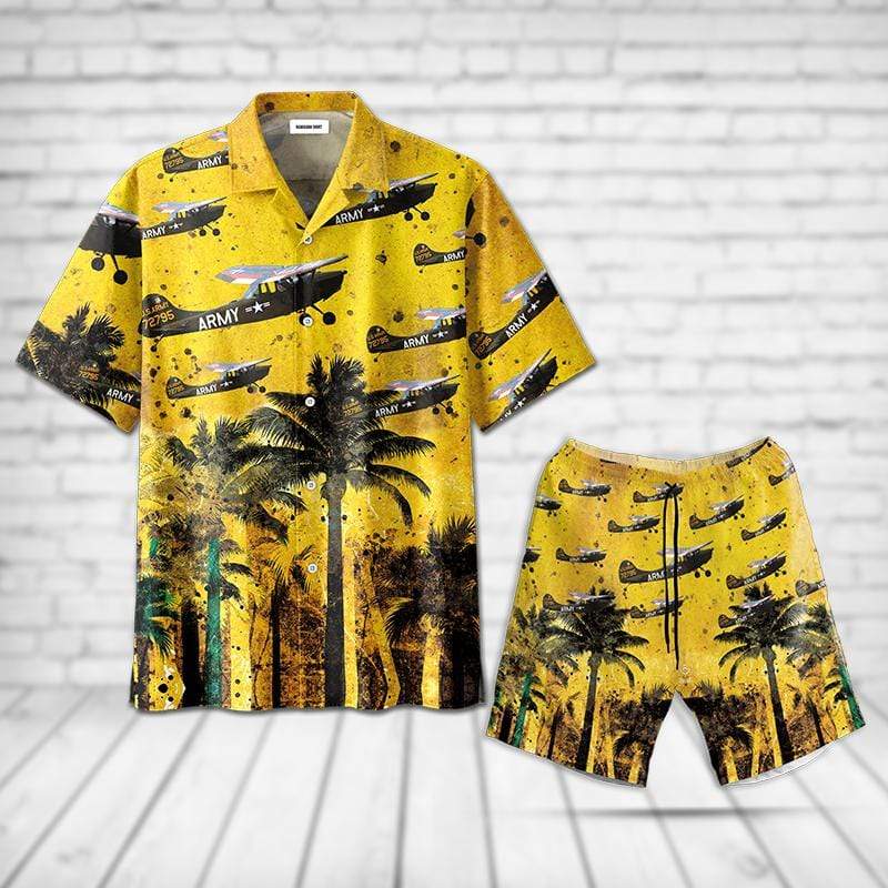 Us Army Cessna Bird Hawaii Shirts Or Beach Shorts Ha100111