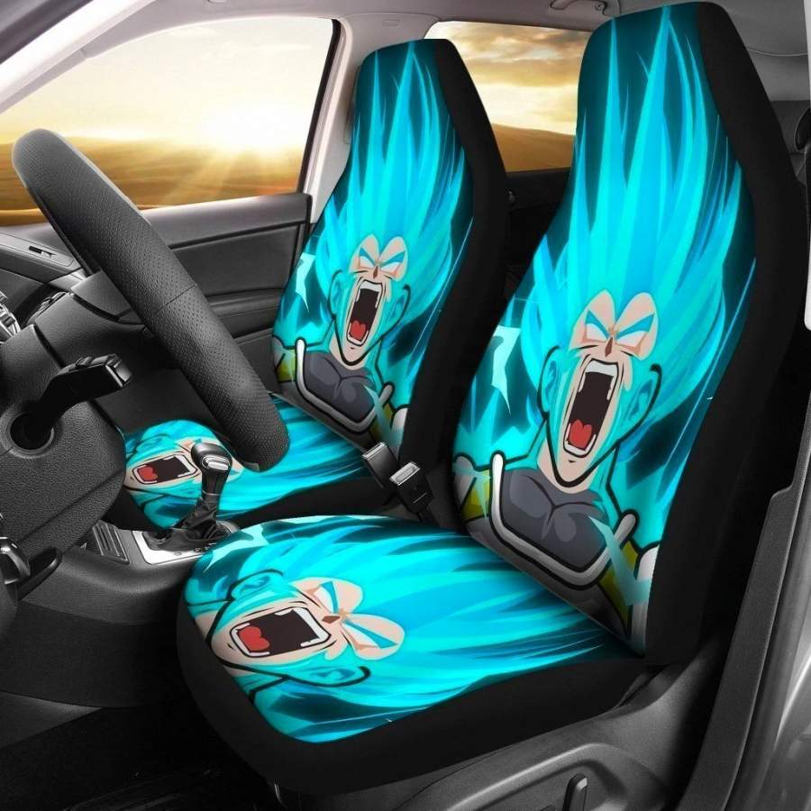 Vegeta Screaming Car Seat Covers Dragon Ball