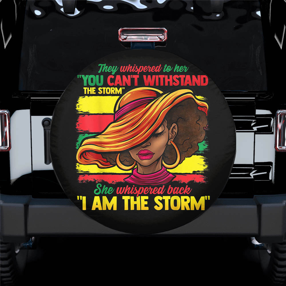 Proud Black African American Spare Tire Cover Gift For Campers