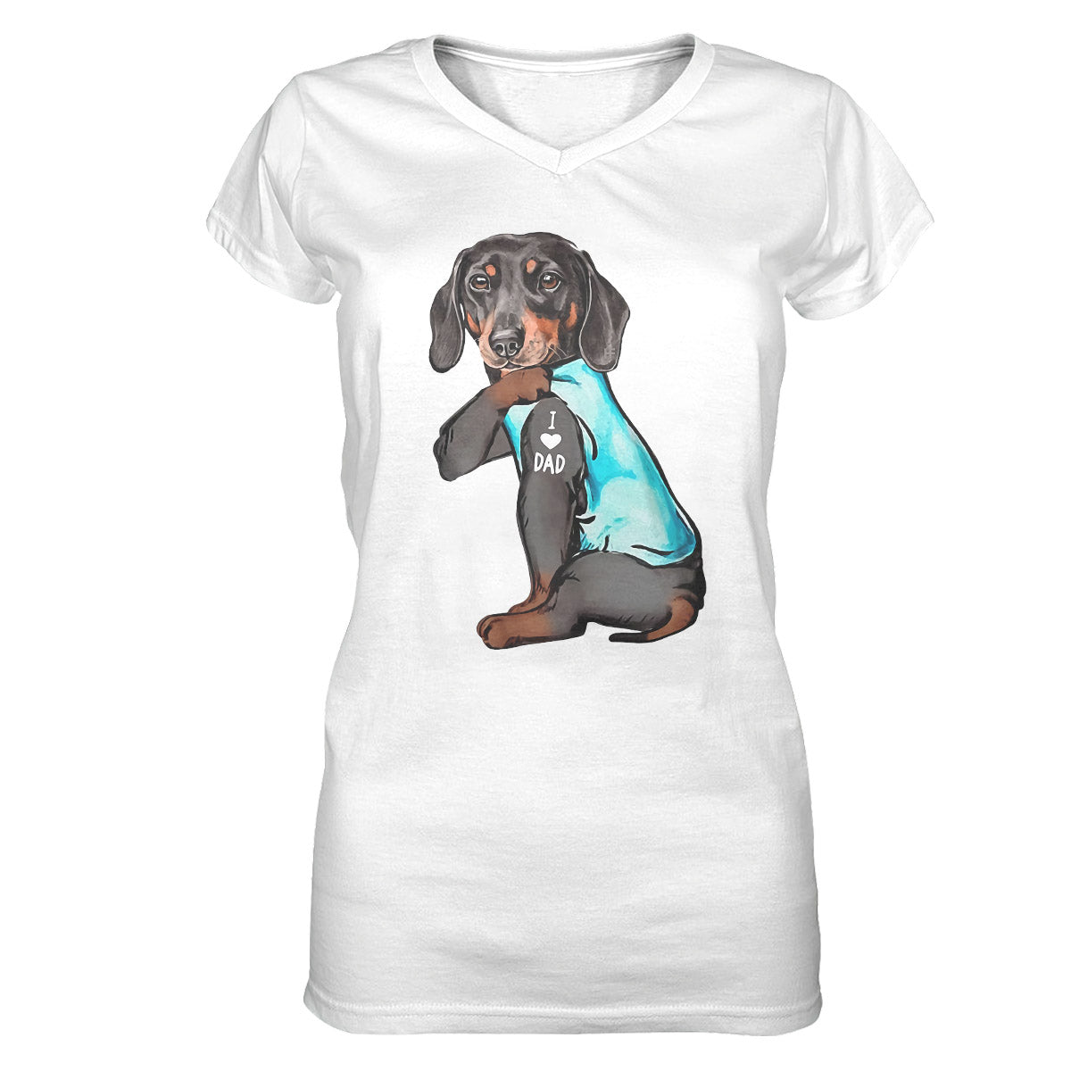 Dachshund Lovers Shirt 07 Ez01 1009 Women V-Neck T-Shirt