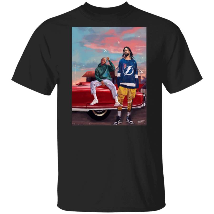 J Cole and Kendrick Lamar shirt