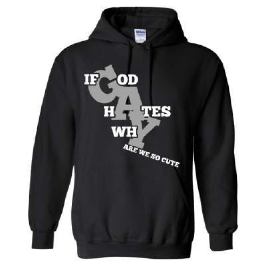 AGR If God Hates Why Are We So Cute – Heavy Blend™ Hooded Sweatshirt