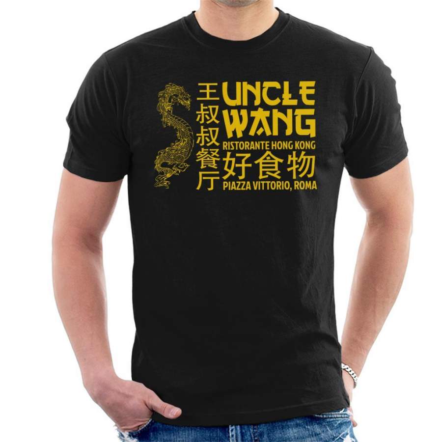 Way Of The Dragon Uncle Wangs Restaurant Men’s T-Shirt