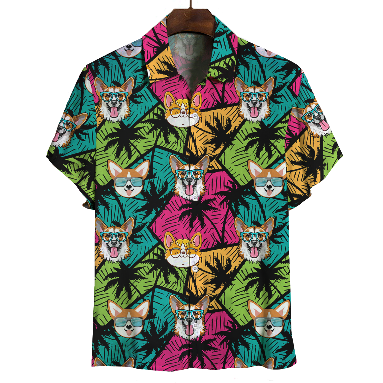 Aloha Hawaii Welsh Corgi Shirt Ha65434