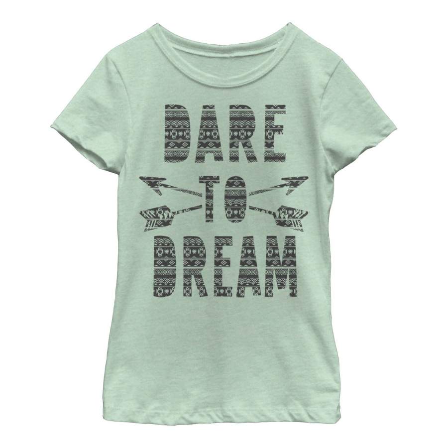 CHIN UP Girl’s Dare to Dream  T Shirt Mint