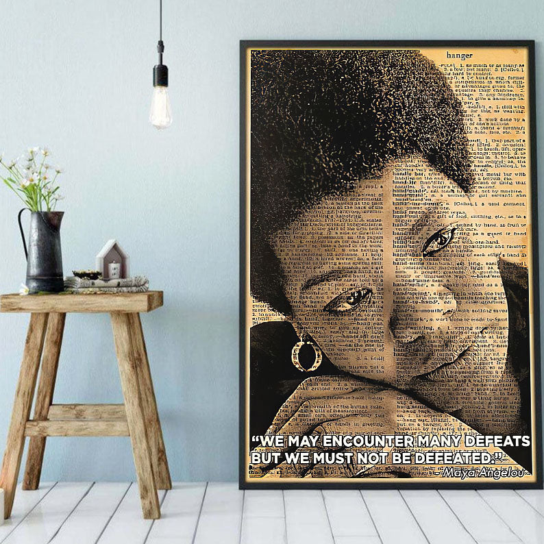 African Custom Canvas Vintage Black Lives Matter Poster Art Prints African Girl African Men Delightful Dorm Room Canvas