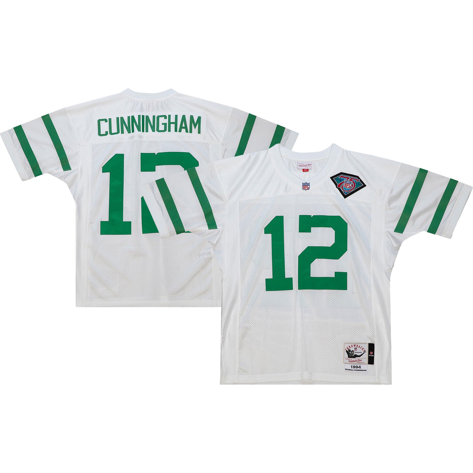 Randall Cunningham Philadelphia Eagles 1994 Mitchell & Ness Authentic Throwback Retired Player Jersey – White