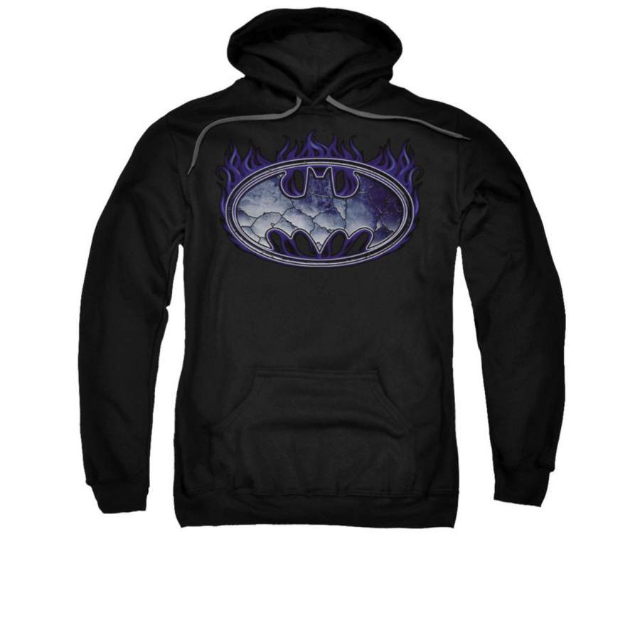 Batman  – Cracked Shield Hoodie All Over Printed