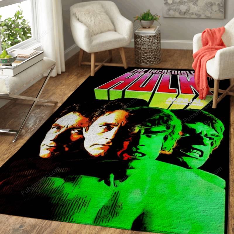 The Incredible Hulk 1978  – Movies And Tv Shows Rug Mats – Carpet