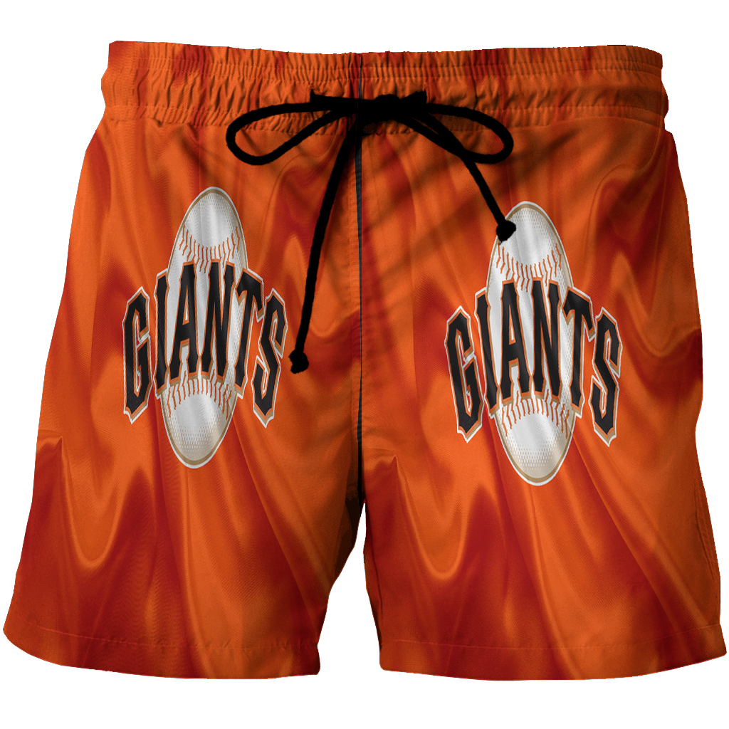 San Francisco Giants Art 23 3D All Over Print Summer Beach Hawaiian Short