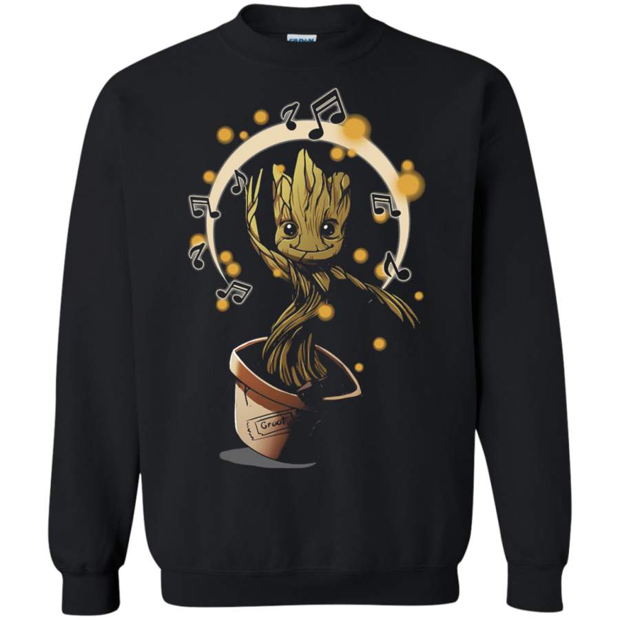 AGR Baby Groot Dancing To Music Guardians of the Galaxy Sweatshirt