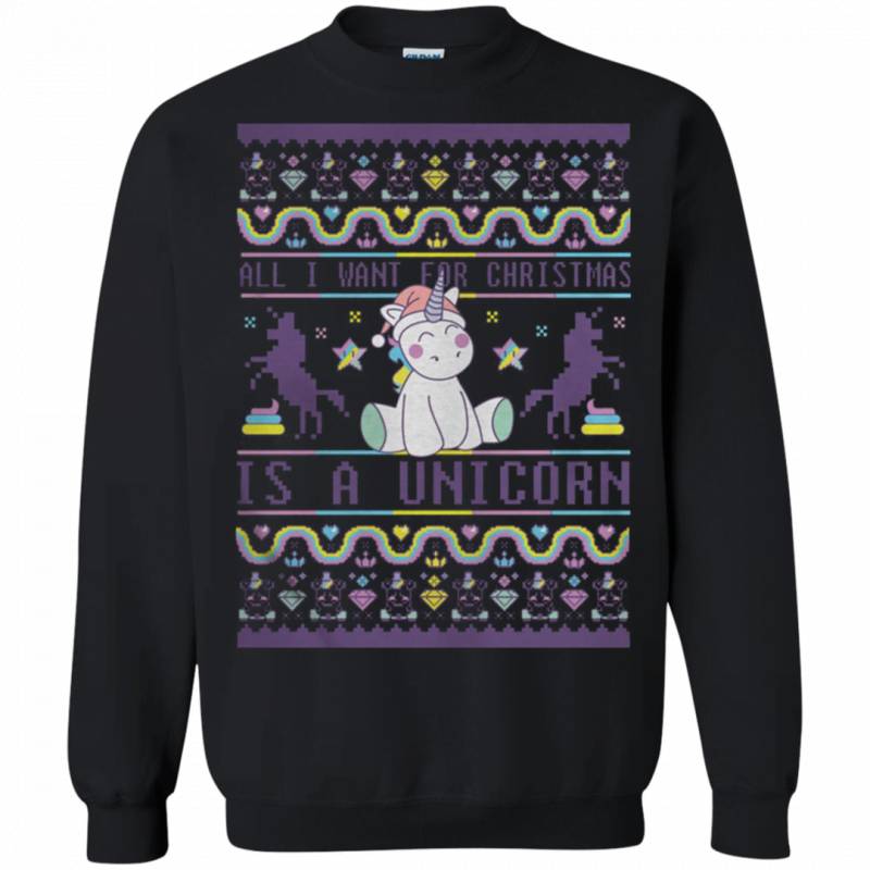 All I want for Christmas is a Unicorn Ugly Sweater