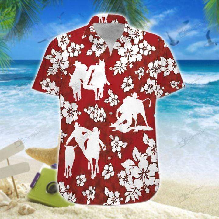 Red Steer Wrestling Unisex Hawaiian Shirts – Fashion Store