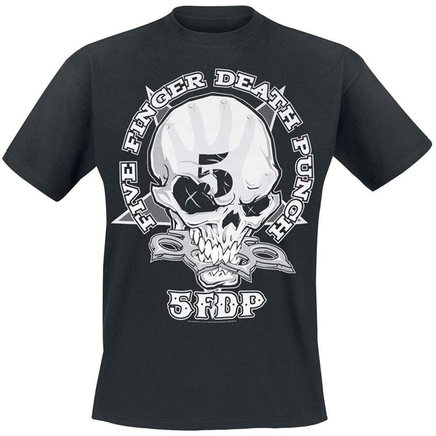 Five Finger Death Punch One Two Fuck You Black T-Shirt