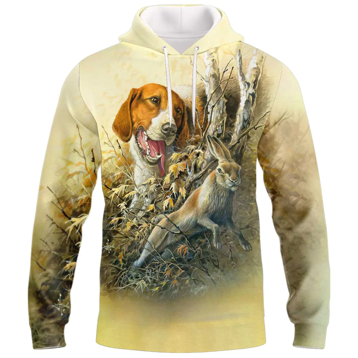 Hoodie 3D - Beagle Rabbit Hunting Day Hoodie, Beagle Hoodie, Dog Hoodie For Humans