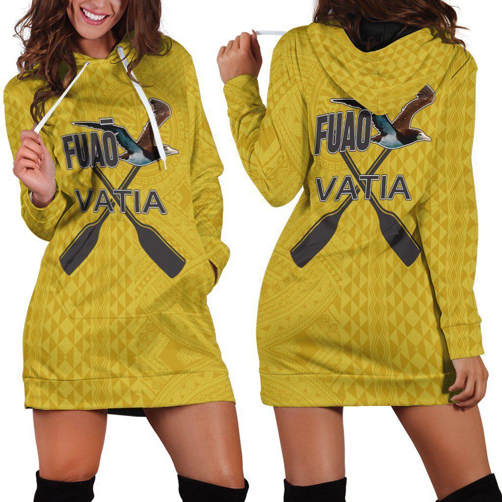 American Samoa Polynesian Fuao Vatia Hoodie Dress