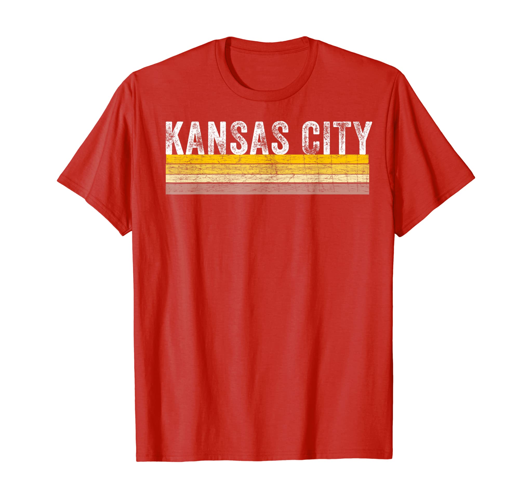 Kc Red Sports Fan Gear Kansas City T-Shirt