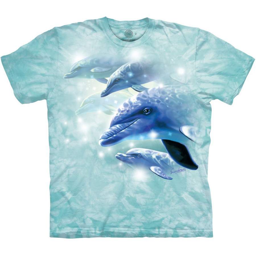 Dolphin Play – Adult Unisex T-Shirt