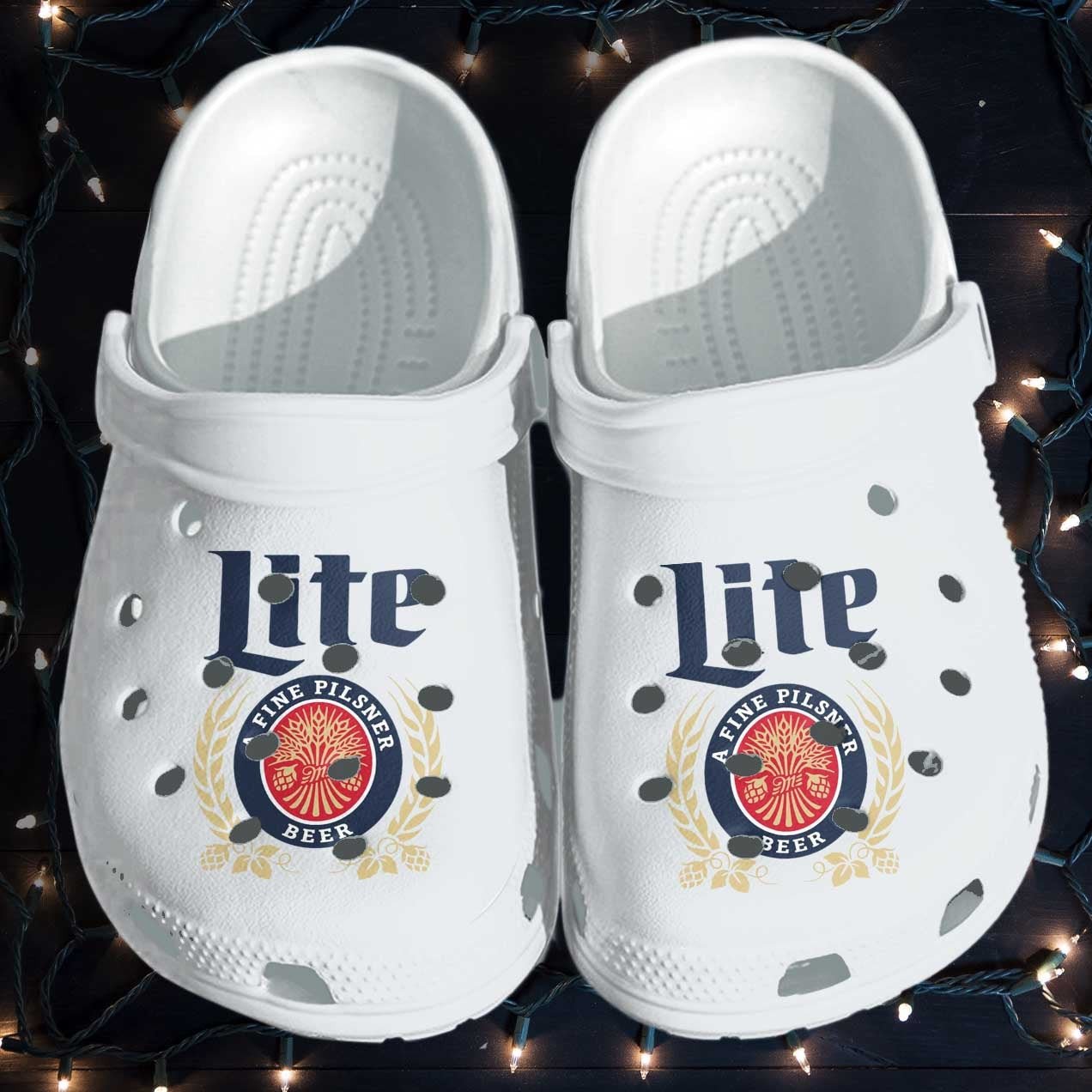 Miller Lite Funny Beer Drinking Crocs Clog Shoes Gifts For Fathers Day 2022 Cr-Bud04 – Gigo Smart